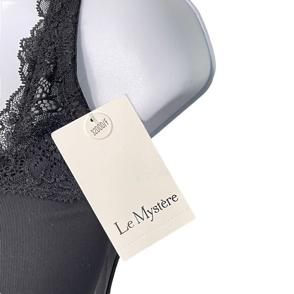 Le Mystere Lace Tisha Bra Black 32DDD/F NEW - Picture 6 of 11